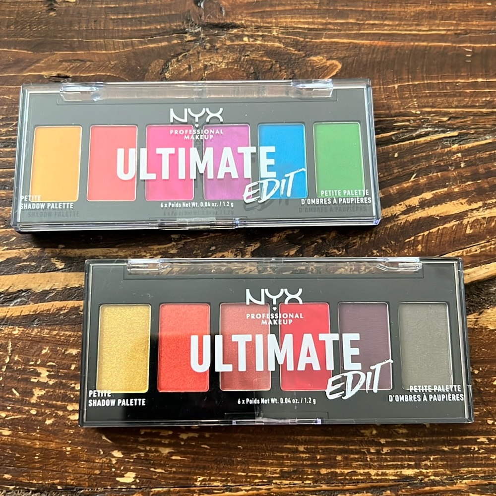 NEW SEALED NYX Ultimate Edit Eyeshadow Palette Collection (2 collections)